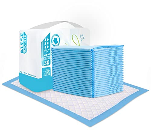 60 x Incontinence Bed Pads 60x40 cm | Incontinence Bed Sheets | Disposable Bed Mats for Incontinence | Bed Protectors Kids | Maternity Bed Mats | (2 Packs of 30)
