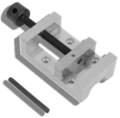 Tornillo De Banco Para Máquina De Metal, Prensa De Taladro De Perfil Bajo, Tornillo De Banco De Perfil Bajo, Abrazadera De Sujeción, Mesa De Trabajo Para Fijar Piezas De Trabajo Y Materiales Z012M