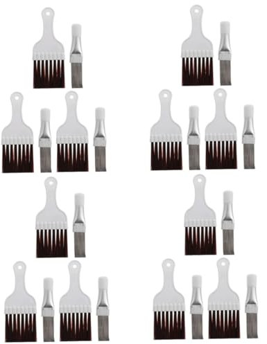 MAGICLULU Kit De Nettoyage De Climatisation 4 Ensembles Brosse De Nettoyage De Radiateur Fine Pour Peigne À Ailettes De Climatiseur