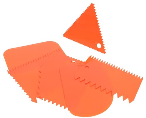 BESTYASH 6 Pezzi Strumenti per Decorare Torte Raschietti Riutilizzabili Spatola per Icing e Lisciatore per Crema per Torte Pane e Pizza