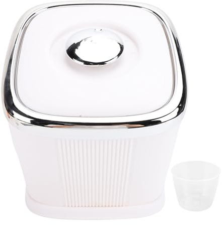 Srliya Contenitore di Stoccaggio del Riso 8L Eccellente Sigillatura della Polvere Spazio Salva Cereale Contenitore Besino Distributore di Riso per Mobile da per la Casa