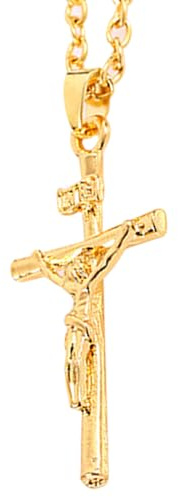 Jesu korshänge - lyxiga julgransprydnader för kors | Hip-hop kedja halsband för kvinnor män perfekt för dejting, fester, festivaler, fester, bröllop, kläder, riferimento alla descrizione, Se