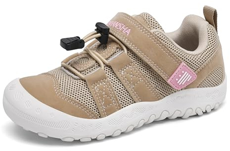 Mishansha Scarpe da Escursionismo Bambini Bambina Traspiranti Scarpe da Trekking All'aperto Kaki 24EU