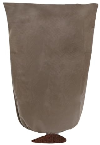 Generico Anticongelante de exterior, cubre plantas, bolsas con cordón para arbustos con protección invernal, herramientas de jardín con diseño de clima frío, para plantas con elevado, antig
