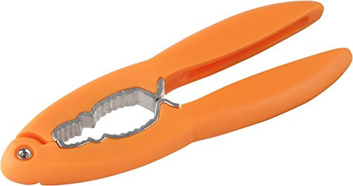 Fackelmann Schiaccianoci morbido in plastica, 16 cm in plastica in nero/arancione, 1 pezzo