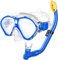 Gintenco Schnorchelset Kinder, Taucherbrille Kinder mit Schnorchel Anti-Fog Panorama-Weitsicht, Anti-Leck schnorchelmaske,Tauchmaske für Schwimmen Schnorcheln 4-16 Jahre