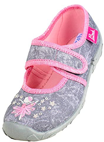 Beck Mädchen danseres Hausschuh, Grau, 35 EU
