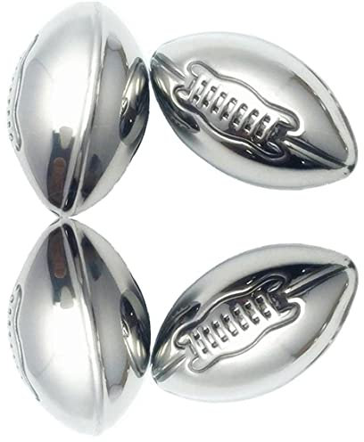 TOSSPER 4 pièces Pierres à Whisky glaçons en Acier Inoxydable Boisson au Whisky Roches réfrigérantes pour Whisky Bourbon Soda bière approvisionnement de fête