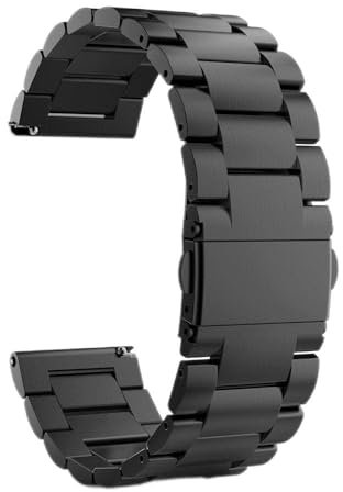 Bleushaweu Cinturino compatibile con Vivomove Trend Smartwatch da 1,83, classico cinturino in acciaio inox per Garmin vívomove Trend – Smart Watch ibrido