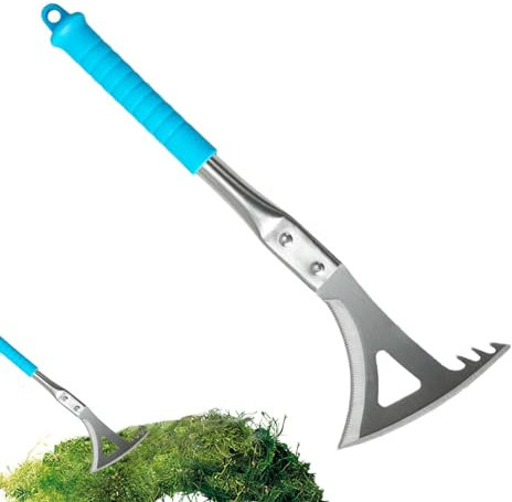 Outil de désherbage manuel en acier inoxydable avec poignée - Outil de désherbage manuel pour le jardin