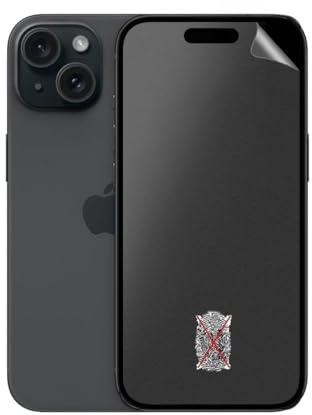 SRSRROP Film Protecteur Hydrogel Mat pour iPhone 15 (6.1)(Non-Verre), 3pcs TPU Film de Protection d'écran Anti-Reflets Mat