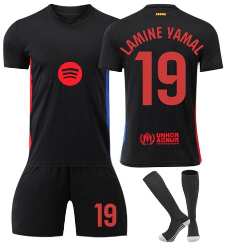 New AD Home / Away Barcelona Trikot #9 Lewandowski #19 Lamine Yamal Trikot Kinder Classic Red Blue Color Green Black 24/25 Football Jerseys Kids Boys Soccer Sport T Shirt Shorts Socks Tracksuit