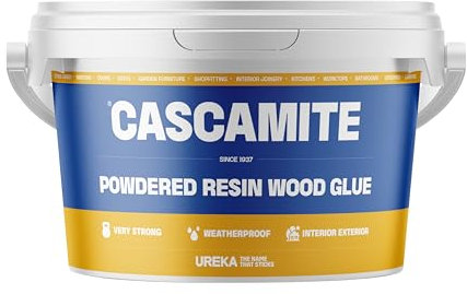 Cascamite Adhesive Powdered Resin Wood Glue, Weatherproof, Strong bond, Used for Joinery, Cabinetmaking, and General Woodworking - 125g