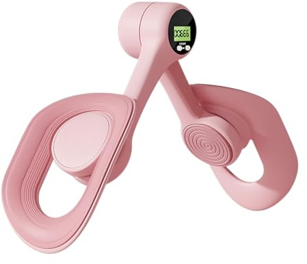 Attrezzature Per Esercizio 'anca – Allenatore Interno Coscia, Esercizio Delle Gambe | Cosce Indoor ed Esterno, Design Ergonomico, Rotazione A 360 Gradi, Rosa, Blu, 35x25x1