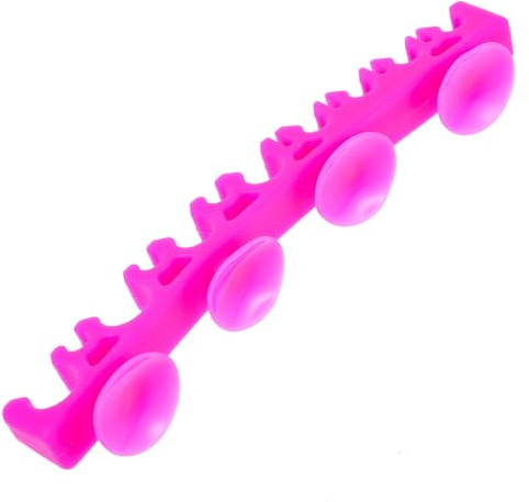 HOMOCONO Support de Pinceaux de Maquillage en Silicone, Porte-pinceaux Multi-emplacements Compact, Organisateur et Séchoir pour Brosses Cosmétiques, Rangement Maquillage Maison et Voyage
