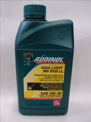 ADDINOL GIGA LIGHT MV 5W-30 LL C3 Motorenöl, 1 Liter