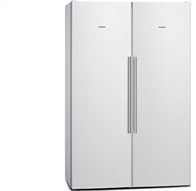Siemens KA99NAW35 Side-by-Side, 186 cm de hauteur, 309 kWh par an, réfrigérateur de 346 litres et partie congélateur de 237 l, la technologie noFrost contre la formation de glace et de pneus, de sorte