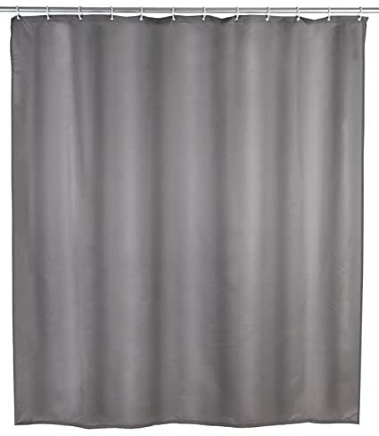 Anti-Schimmel Duschvorhang Uni Grey