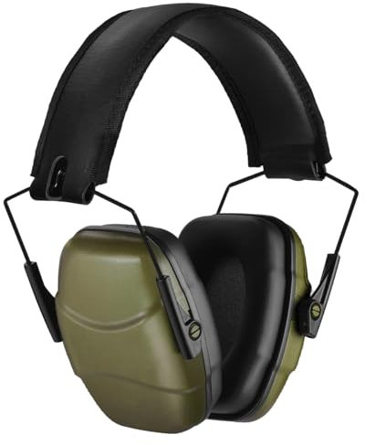 GUCHO Gehörschutz Schiessen Kapselgehörschutz Ohrenschützer Lärmdämpfung für Jagd Schieß Dämmwert, NRR34dB Dynamische Geräusch-Regelung,gehörschutz schießsport
