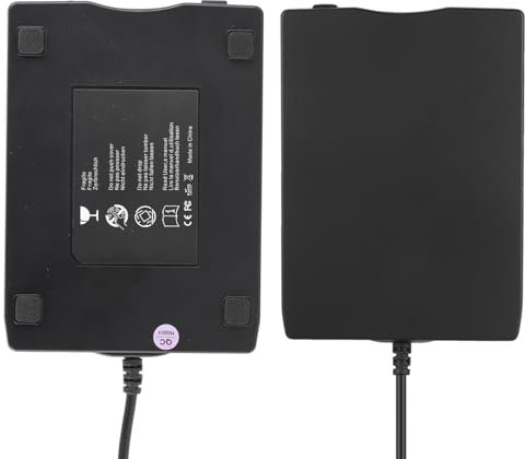 VBESTLIFE Externes USB-Diskettenlaufwerk, Tragbarer 1,44-M-Neutral-FDD-Diskettentreiber, Plug-and-Play für Laptops, Desktops und Notebooks