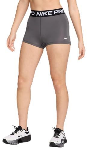 Nike Shorts Damen Pro 365 Short 3In Sw (Ca. 7,5 cm), Iron Grey/White, HF5962-068, M