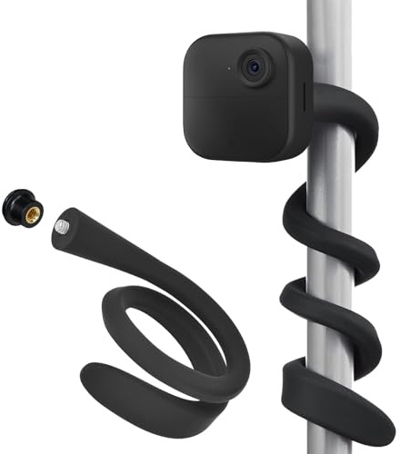 TEKCAM Flexibler Twist Mount, Kamera Halterung kompatibel mit Blink Mini/Mini 2, Blink Outdoor 4 (4th Gen)/Outdoor 2K+, Blink XT/XT2, Blink Indoor Kamera, Keine Bohrungen, Flexible Twist Halterung