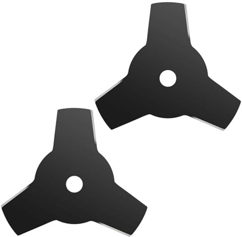 2 Stück Dickichtmesser, Messer Freischneider, Messer für Motorsense 25.4 Mm, Mulchmesser Universal, Klingen für Motorsense, Freischneider Zubehör, Messer Trimmerkopf für Freischneider Benzin