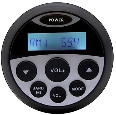 Aiciyimo Vattentät stereo bluetooth radio båt auto media FM AM-mottagare för yacht båt spa pooler golfvagnar UTV