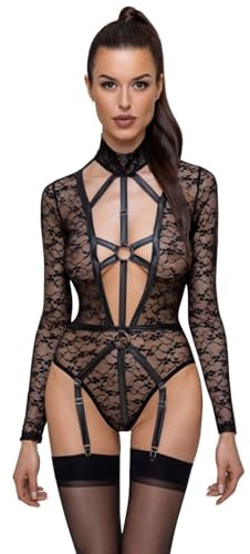 Cottelli LINGERIE Body Lace XL Svart