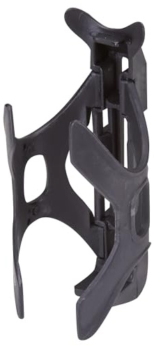 Prophete Trinkflaschenhalter 5247 – robuster Flaschenhalter, für PET‑Flaschen bis 1 L, inklusive Befestigungsmaterial, Schwarz, leichte Rahmenmontage