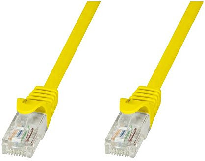 Techly Professional 029570 Cavo di Rete Patch in Rame Cat.6 Giallo UTP 1,5m Giallo
