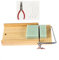 AFGSsm Coupe savon professionnel, Kit fabrication savon, Boîte à savon premium, Kit de moules à pain multifonctions réglables en bois