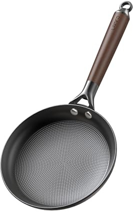 LAMFO 8 Cast Iron Skillets, Non Stick Frying Pan with Removable Handle, Oven & Dishwasher Safe Cooking Pan Compatible with All Stovetops for Women and Men
