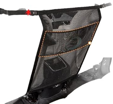 MeYuxg Rejilla para perros para coche con bolsillos de almacenamiento, 69 x 57 cm, red de protección universal para perros para asiento delantero y trasero, barrera de seguridad contra perros de