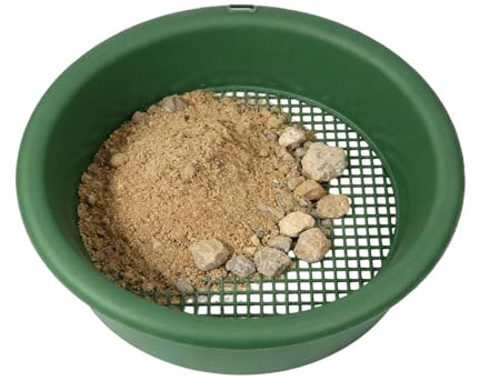 Batea para Oro Criba Inoxidable para Tamizar Gránulos