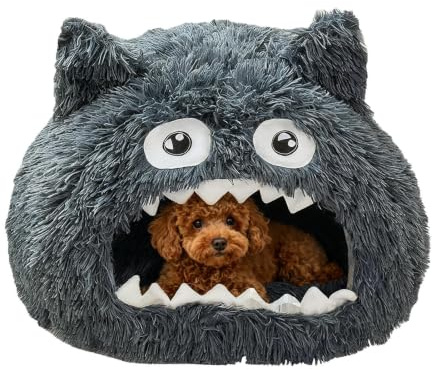 Caverne pour Chat Design Maison avec Gueule Ouverte