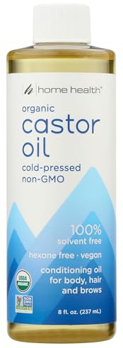 Home Health Castor Oil Cold Pressed & Cold Processed, 8 Oz