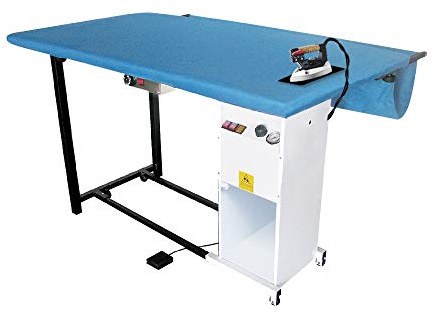 EOLO Table à Repasser Professionnelle Rectangulaire Chauffante 3 Moteurs Aspirants Régulation Température Linge Draps Centrale Vapeur Fer Anticalcaire Chaudière Cuivre Efficacité Energétique A++ TS06