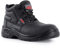 BKS Mens Safety Work Boots Leather Steel Toe Cap & Midsole Size 3 to 13 UK (9 UK, Black)