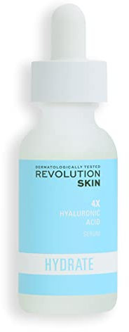 Makeup Revolution Skincare London, Siero viso 4X acido ialuronico, 30ml