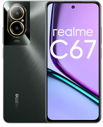 realme C67 4G (8GB RAM, 256GB ROM) |108MP 3X In-sensor Zoom Camera|Snapdragon 685 6nm Chipset|950 nits 90Hz Display|IP54 Water Resistance|12 Months Warranty (Black Rock)