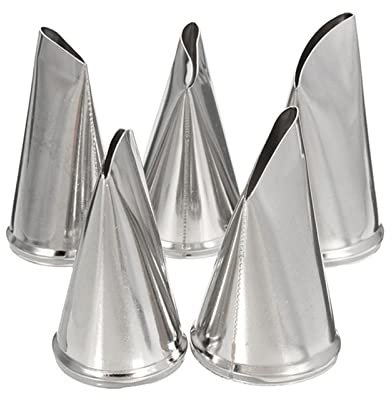 Sacchetti Per Pasticceria - Set Di Punte Per Sac À Poche Grandi | Punte Per Sac À Poche In Acciaio Inossidabile | Strumenti Per Decorare La Crema Per Dolci Per Cupcake, Biscotti