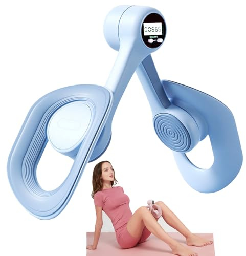 Pelvic Floor Strengthener for Women, Pelvic Floor Trainer with Counter, Pelvic Floor Exercise Devices Thigh Exerciser, Thigh Master Thigh Trainer, Leg Inner Thigh Exercise Equipment for Home Gym