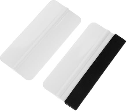 Vaguelly 2pezzi Kit Per Applicazione Pellicole Per Vetri Da Tergivetro Manuale Strumento Per Lisciare Da Parati Strumento Per Avvolgere Parati