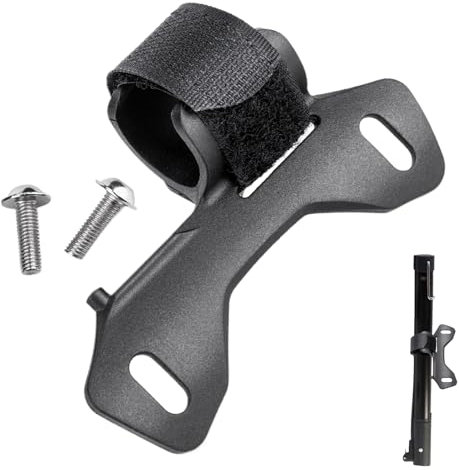 Pump Clip, Bike Air Pump Holder, Frame Holder with Fixed Clip, Mounting Frame Inflator Bracket Mount Practical and re