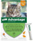 Advantage Chat & Lapin de moins de 4 kg – Pipettes anti puces chat pour prévention des infestations – Traitement anti puces avec protection de 3 à 4 semaines – 6 x 0,4 ml