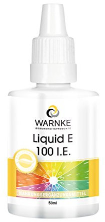 Vitamin E Öl Tropfen 100 I.E. - 50ml - hochdosiert & vegan - D-alpha-Tocopherol - natürliches Vitamin E flüssig | Warnke Vitalstoffe - Deutsche Apothekenqualität