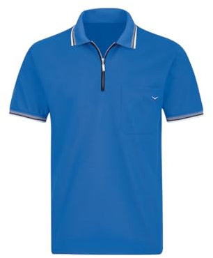 Trigema Herren Poloshirt mit Reißverschluss