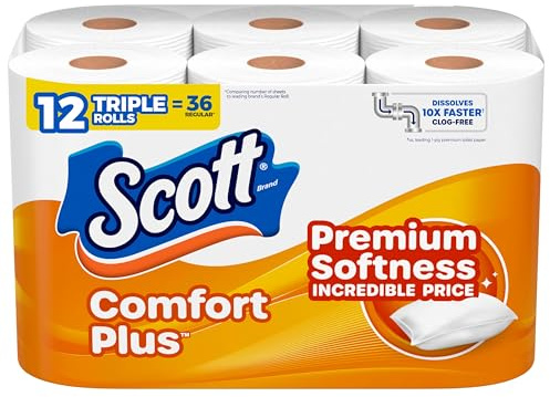 Scott Comfortplus Toilet Paper Bath Tissue, 231 Count