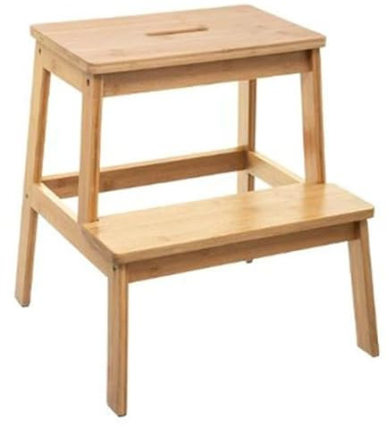 Five Simply Smart - Marchepied en Bambou 2 Marches 43cm Naturel